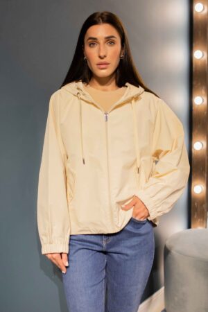 Куртка з капюшоном на блискавці Max Mara