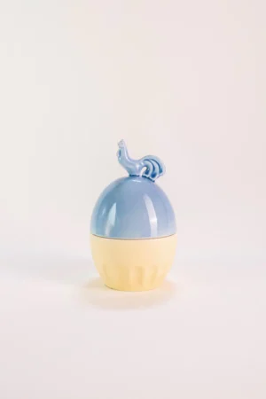 Свічка жовто-блакитна Art Hall Ceramics
