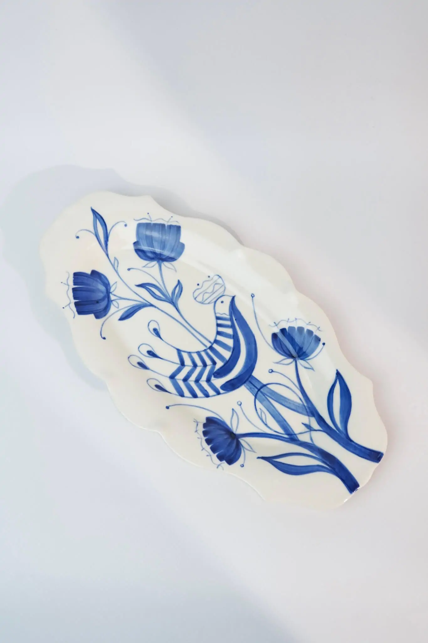 Блюдо пташка велике Art Hall Ceramics