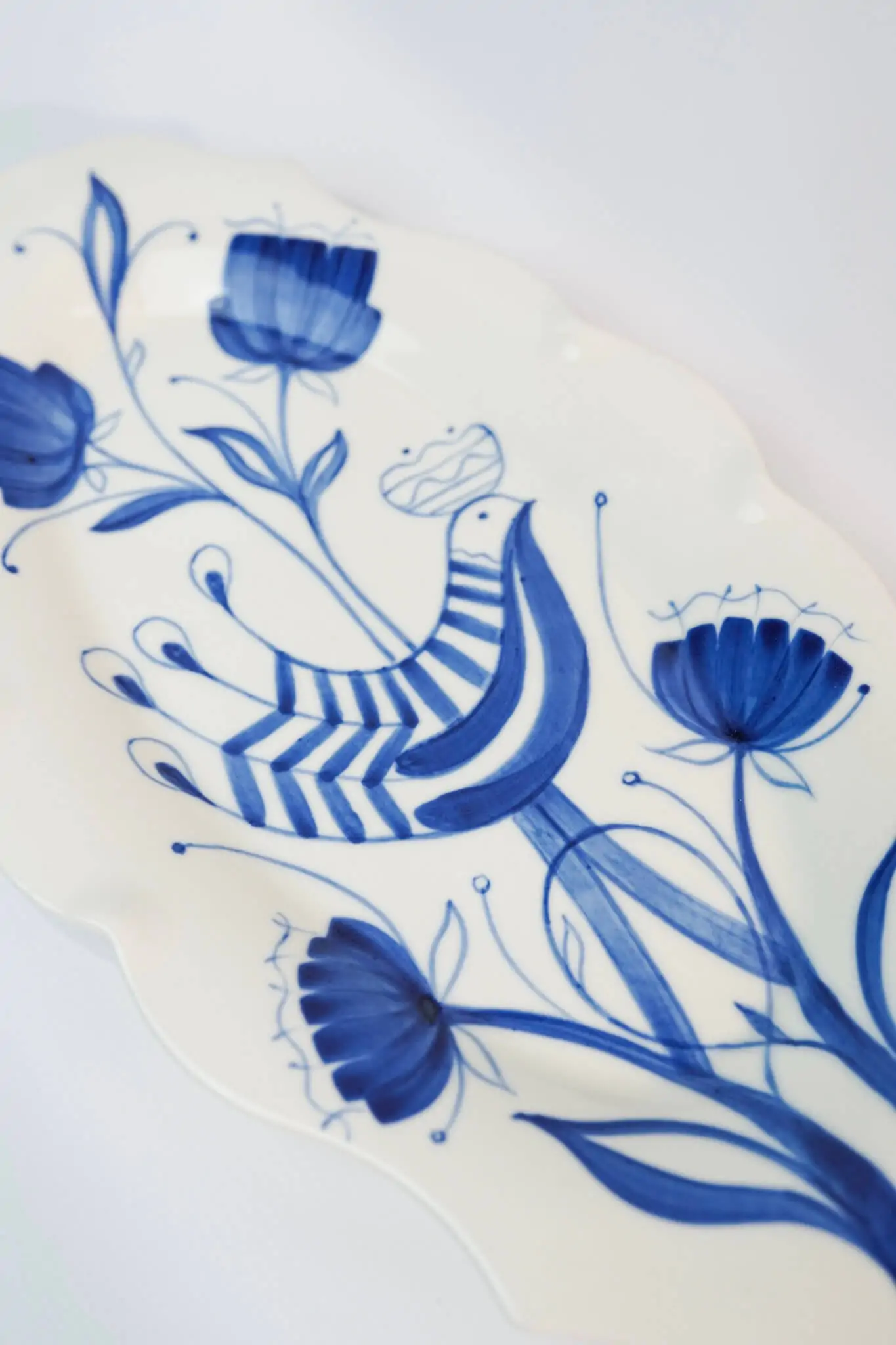 Блюдо пташка велике Art Hall Ceramics