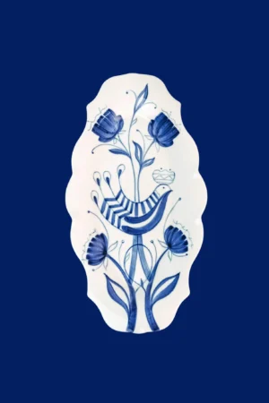 Блюдо пташка велике Art Hall Ceramics